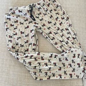 Cute cat pajama bottoms